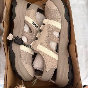 Teva Tan and Cream Outdoor Sandals
